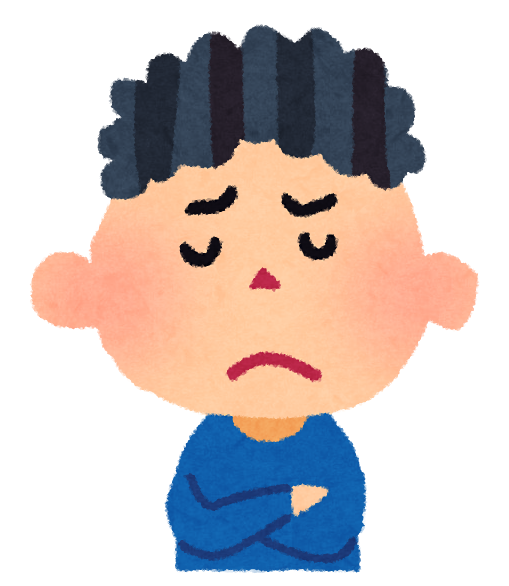 悩む子